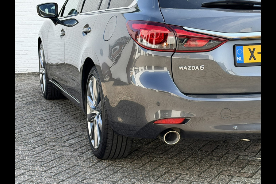 Mazda 6 Sportbreak 2.5 SkyActiv-G Automaat Stoelverwarming/Ventilatie Clima Cruise Sunroof Head-up leder Memory Seats