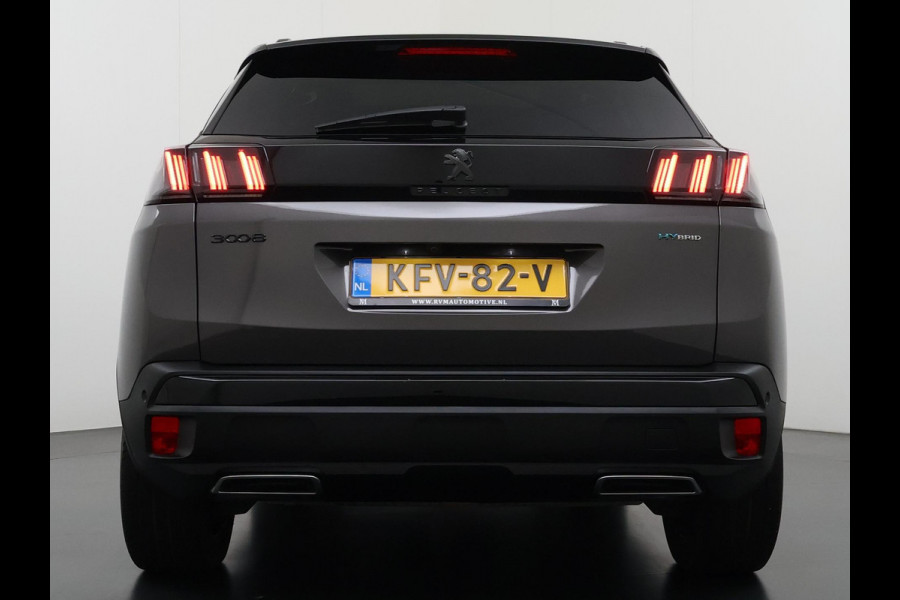 Peugeot 3008 1.6 HYbrid 225 GT Pack Business PANO | BLACK PACK | CAMERA | CRUISE CONTROL ADAPTIEF DODE HOEK SENSOR | ELEK. ACHTERKLEP | STOELVERWARMING| FOCAL AUDIO|