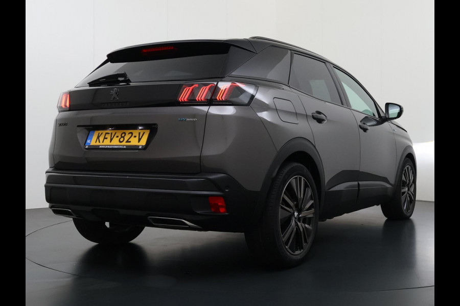 Peugeot 3008 1.6 HYbrid 225 GT Pack Business PANO | BLACK PACK | CAMERA | CRUISE CONTROL ADAPTIEF DODE HOEK SENSOR | ELEK. ACHTERKLEP | STOELVERWARMING| FOCAL AUDIO|
