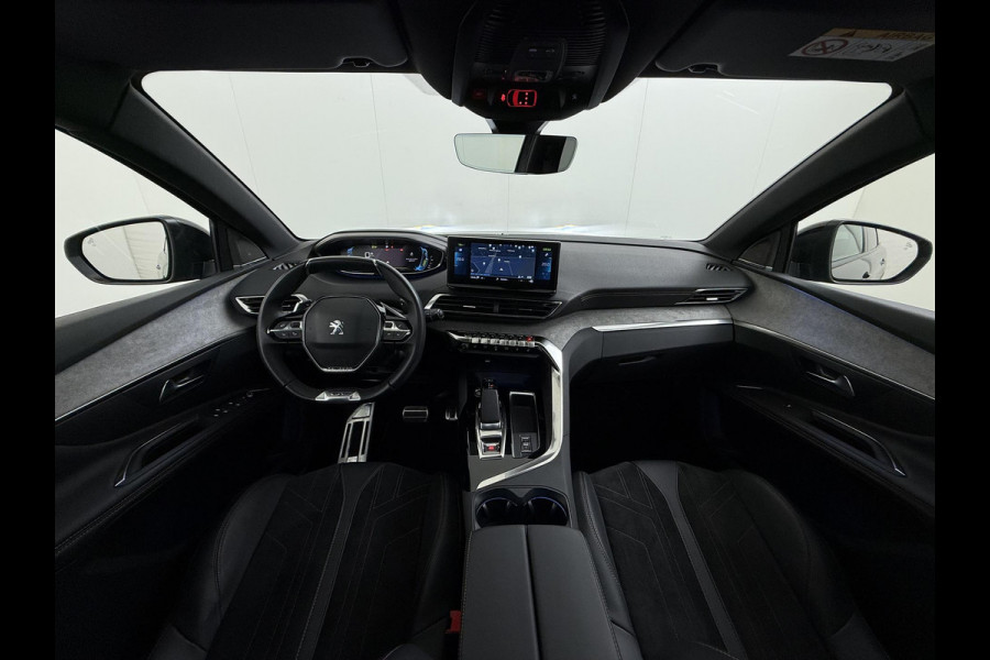 Peugeot 3008 1.6 HYbrid 225 GT Pack Business PANO | BLACK PACK | CAMERA | CRUISE CONTROL ADAPTIEF DODE HOEK SENSOR | ELEK. ACHTERKLEP | STOELVERWARMING| FOCAL AUDIO|