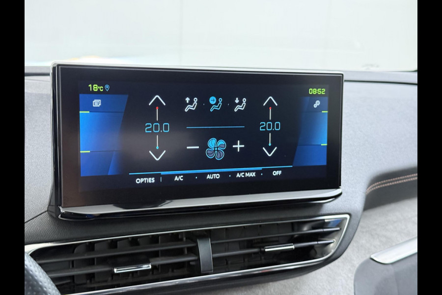 Peugeot 3008 1.6 HYbrid 225 GT Pack Business PANO | BLACK PACK | CAMERA | CRUISE CONTROL ADAPTIEF DODE HOEK SENSOR | ELEK. ACHTERKLEP | STOELVERWARMING| FOCAL AUDIO|