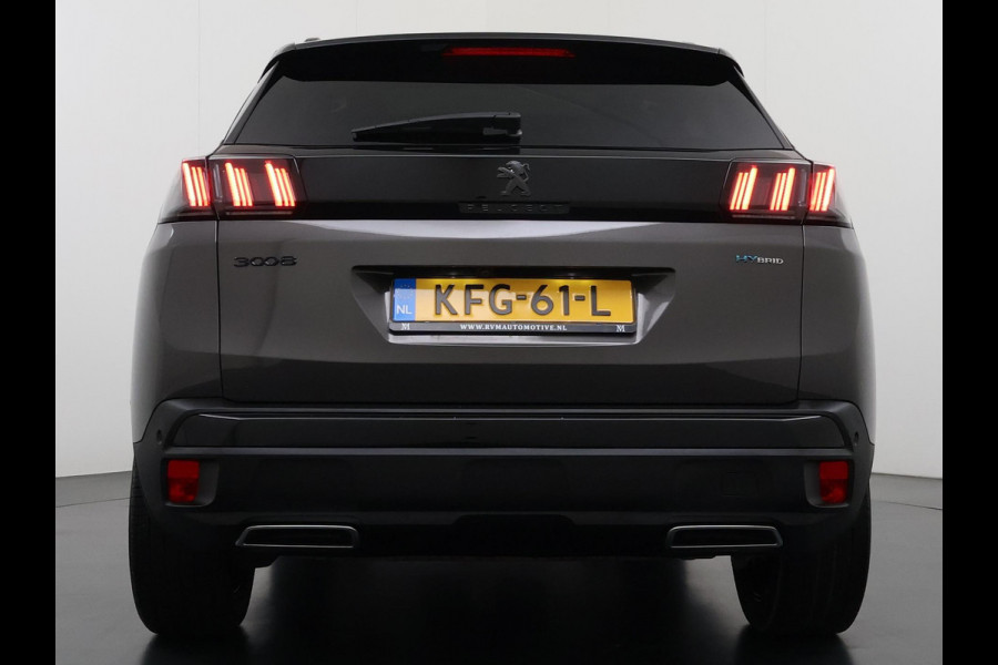 Peugeot 3008 1.6 HYbrid 225 GT Pack Business PANO | BLACK PACK | CAMERA VOOR + ACHTER | ADAPTIVE CRUISE | DODE HOEK SENSOR | ELEK. ACHTERKLEP | STOELVERWARMING| FOCAL AUDIO