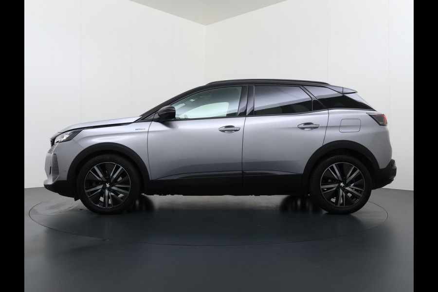 Peugeot 3008 1.6 HYbrid 225 GT |PHEV | BLACK OPTIC| FOCAL AUDIO| STOELVERWARMING| CAMERA VOOR+ ACHTER| ADAPTIVE CRUISE CONTROL| DODE HOEK SENSOR| ELEK. ACHTERKLEP| STANDKACHEL