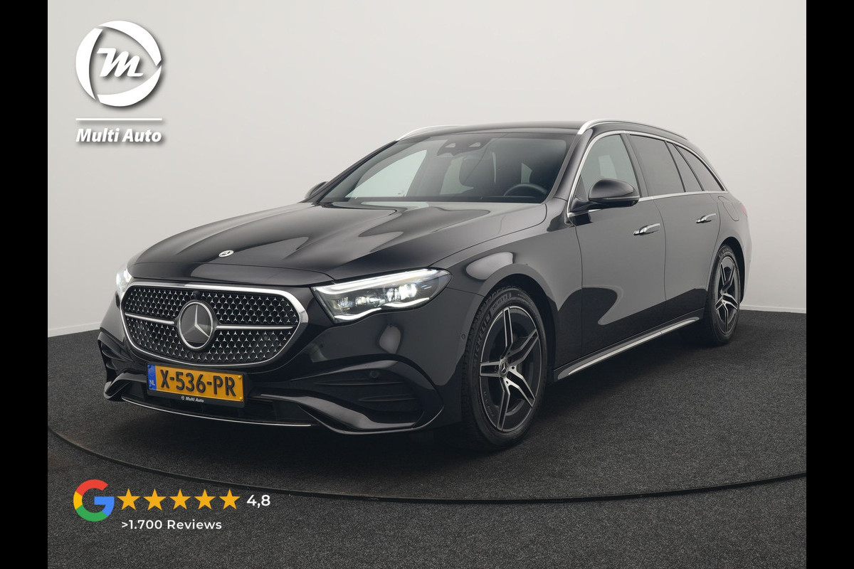 Mercedes-Benz E-Klasse Estate 300 e AMG Line PHEV 313pk Dealer O.H. | Trekhaak Af Fabriek | Adaptive Cruise | 360 Camera | Digital Light | Alcantara Sportstoelen Memory & Verwarmd | Sfeerverlichting | Keyless | Blis | Navigatie | DAB | Plug In Hybrid |