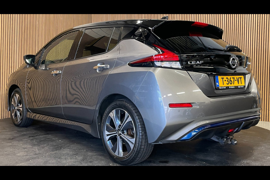 Nissan Leaf E+ N-Connecta 62 kWh|GROTE ACCU|AFNEEMBARE TREKHAAK|ACC|APPLE CARPLAY|360 CAMERA|STOEL+STUURVERWARMING|LMV|PDC V+A|