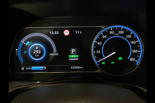 Nissan Leaf E+ N-Connecta 62 kWh|GROTE ACCU|AFNEEMBARE TREKHAAK|ACC|APPLE CARPLAY|360 CAMERA|STOEL+STUURVERWARMING|LMV|PDC V+A|