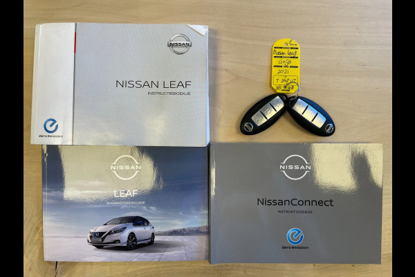 Nissan Leaf E+ N-Connecta 62 kWh|GROTE ACCU|AFNEEMBARE TREKHAAK|ACC|APPLE CARPLAY|360 CAMERA|STOEL+STUURVERWARMING|LMV|PDC V+A|
