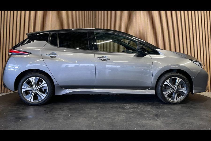 Nissan Leaf E+ N-Connecta 62 kWh|GROTE ACCU|AFNEEMBARE TREKHAAK|ACC|APPLE CARPLAY|360 CAMERA|STOEL+STUURVERWARMING|LMV|PDC V+A|