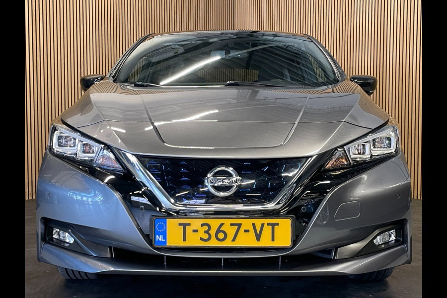 Nissan Leaf E+ N-Connecta 62 kWh|GROTE ACCU|AFNEEMBARE TREKHAAK|ACC|APPLE CARPLAY|360 CAMERA|STOEL+STUURVERWARMING|LMV|PDC V+A|