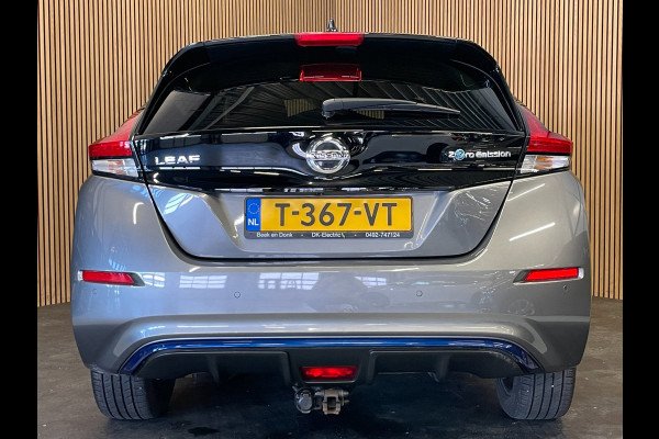 Nissan Leaf E+ N-Connecta 62 kWh|GROTE ACCU|AFNEEMBARE TREKHAAK|ACC|APPLE CARPLAY|360 CAMERA|STOEL+STUURVERWARMING|LMV|PDC V+A|