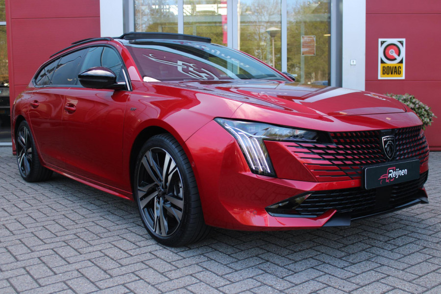 Peugeot 508 SW 1.6 HYbrid 225PK GT (Nieuw Model) | NAVIGATIE |PANORAMISCH SCHUIFDAK|KOPLAMPEN MATRIX LED | MISTRAL LEDEREN BEKLEDING | ELEKTRISCH VERSTELBARE VOORSTOELEN MET GEHEUGEN EN MASSAGE|DRAADLOOS APPLE CARPLAY/ANDROID AUTO | NIGHT VISION PACK | ADAPTIEF ONDERSTEL|7,4 KW LADEN| 19'' AUGUSTA LICHTMETALEN VELGEN | HIFI FOCAL| ADAPTIEVE CRUISECONTROL | WEGKLAPBARE TREKHAAK | ALARMSYSTEEM AF FABRIEK|DONKER GETINTE ACHTERRUITEN|