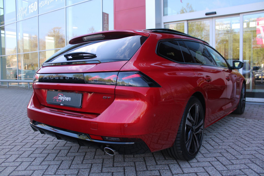 Peugeot 508 SW 1.6 HYbrid 225PK GT (Nieuw Model) | NAVIGATIE |PANORAMISCH SCHUIFDAK|KOPLAMPEN MATRIX LED | MISTRAL LEDEREN BEKLEDING | ELEKTRISCH VERSTELBARE VOORSTOELEN MET GEHEUGEN EN MASSAGE|DRAADLOOS APPLE CARPLAY/ANDROID AUTO | NIGHT VISION PACK | ADAPTIEF ONDERSTEL|7,4 KW LADEN| 19'' AUGUSTA LICHTMETALEN VELGEN | HIFI FOCAL| ADAPTIEVE CRUISECONTROL | WEGKLAPBARE TREKHAAK | ALARMSYSTEEM AF FABRIEK|DONKER GETINTE ACHTERRUITEN|