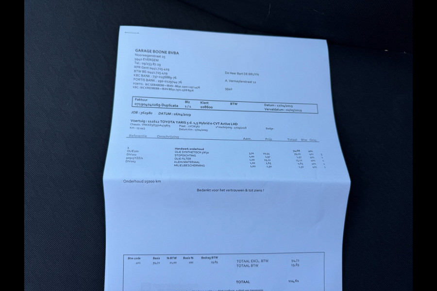 Toyota Yaris 1.5 Hybrid Aspiration climaat control