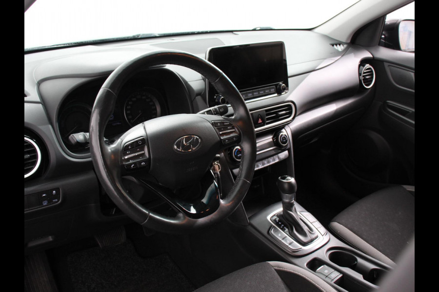 Hyundai Kona 1.6 GDI HEV Comfort Smart Automaat Climate control Cruise control Stoelverwarming Stuurverwarming Camera Parkeersensoren Lichtmetalen velgen Apple Carplay/ Android Auto