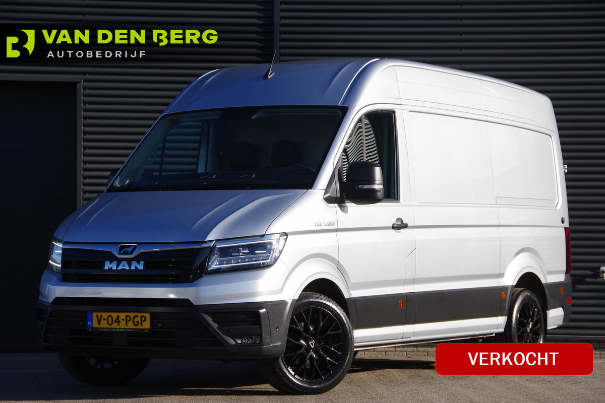 MAN TGE 3.180 35 2.0 L3H3 AUT. LED, LEDER, TREKHAAK, STOELVERWARMING, CAMERA, NAVI, CRUISE, CLIMA, PARKEERSENSOREN, VOORRUIT VERWARMING