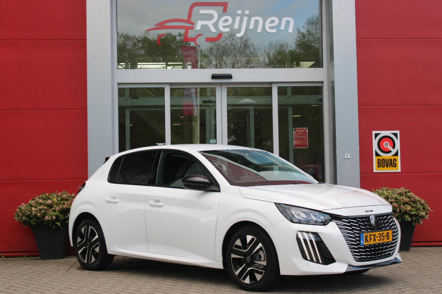 Peugeot 208 1.2 100PK ALLURE | PARKEERSENSOREN VOOR + ACHTER | DRAADLOZE APPLE CARPLAY/ANDROID AUTO | CRUISE CONTROL | DAB+ RADIO | CLIMATE CONTROL | LED KOPLAMPEN | LICHTMETALEN VELGEN 16" |