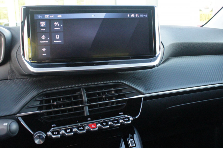 Peugeot 208 1.2 100PK ALLURE | PARKEERSENSOREN VOOR + ACHTER | DRAADLOZE APPLE CARPLAY/ANDROID AUTO | CRUISE CONTROL | DAB+ RADIO | CLIMATE CONTROL | LED KOPLAMPEN | LICHTMETALEN VELGEN 16" |