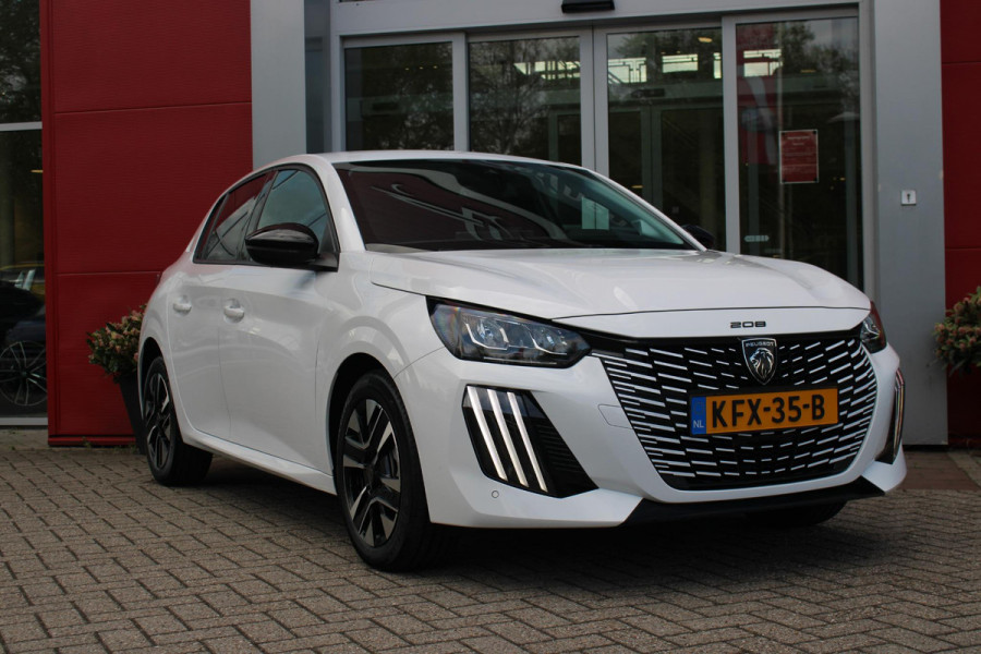 Peugeot 208 1.2 100PK ALLURE | PARKEERSENSOREN VOOR + ACHTER | DRAADLOZE APPLE CARPLAY/ANDROID AUTO | CRUISE CONTROL | DAB+ RADIO | CLIMATE CONTROL | LED KOPLAMPEN | LICHTMETALEN VELGEN 16" |