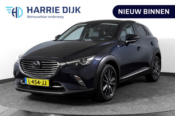 Mazda CX-3 2.0 SkyActiv-G 120 GT-M | Adapt. Cruise | Stoel-+Stuurverw. | PDC | Camera | NAV + App. Connect | ECC | Trekhaak | DAB | LM 18" |