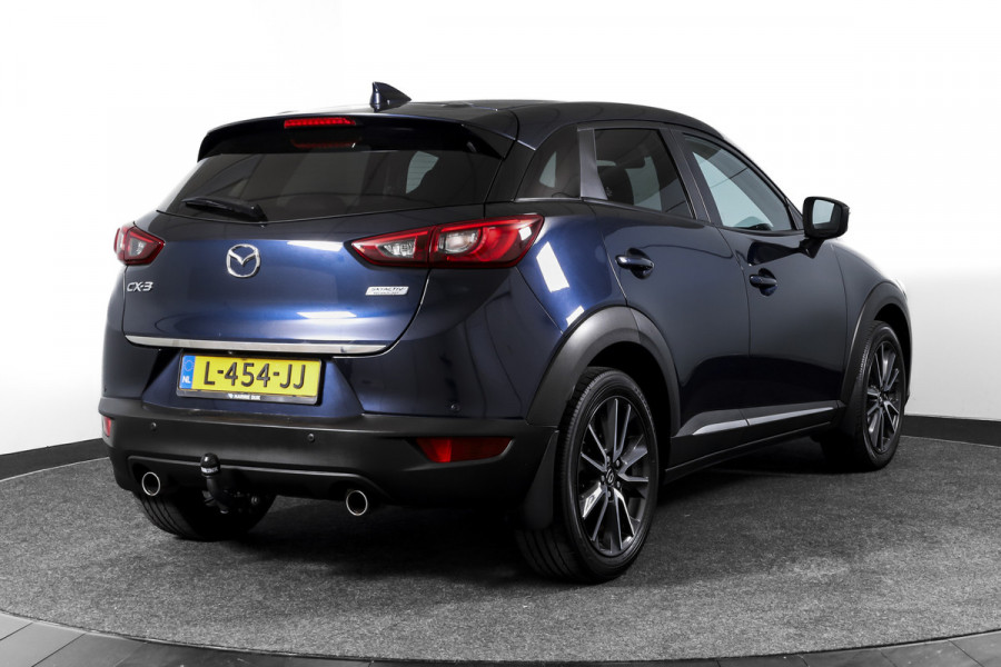 Mazda CX-3 2.0 SkyActiv-G 120 GT-M | Adapt. Cruise | Stoel-+Stuurverw. | PDC | Camera | NAV + App. Connect | ECC | Trekhaak | DAB | LM 18" |