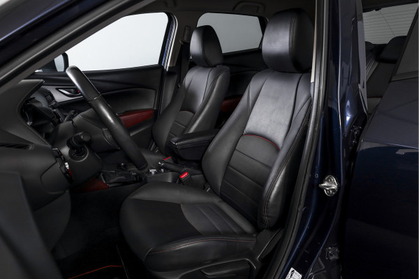 Mazda CX-3 2.0 SkyActiv-G 120 GT-M | Adapt. Cruise | Stoel-+Stuurverw. | PDC | Camera | NAV + App. Connect | ECC | Trekhaak | DAB | LM 18" |