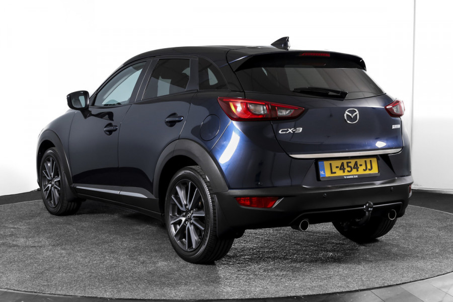 Mazda CX-3 2.0 SkyActiv-G 120 GT-M | Adapt. Cruise | Stoel-+Stuurverw. | PDC | Camera | NAV + App. Connect | ECC | Trekhaak | DAB | LM 18" |