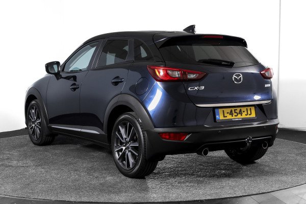 Mazda CX-3 2.0 SkyActiv-G 120 GT-M | Adapt. Cruise | Stoel-+Stuurverw. | PDC | Camera | NAV + App. Connect | ECC | Trekhaak | DAB | LM 18" |