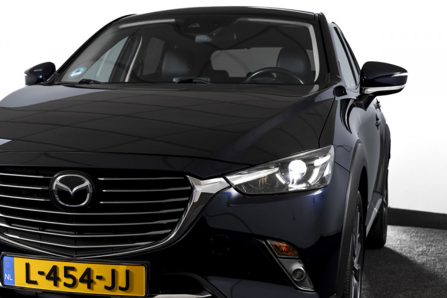 Mazda CX-3 2.0 SkyActiv-G 120 GT-M | Adapt. Cruise | Stoel-+Stuurverw. | PDC | Camera | NAV + App. Connect | ECC | Trekhaak | DAB | LM 18" |