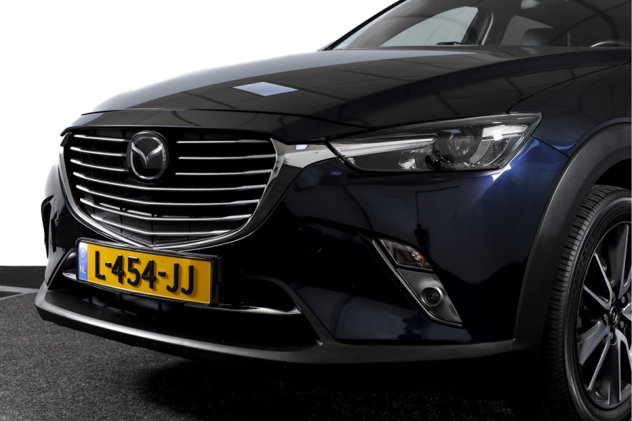 Mazda CX-3 2.0 SkyActiv-G 120 GT-M | Adapt. Cruise | Stoel-+Stuurverw. | PDC | Camera | NAV + App. Connect | ECC | Trekhaak | DAB | LM 18" |