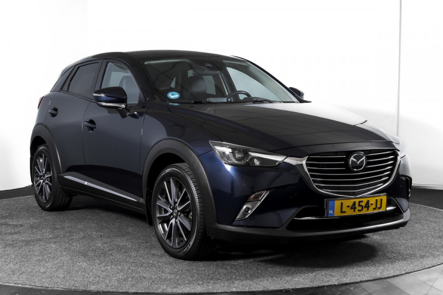 Mazda CX-3 2.0 SkyActiv-G 120 GT-M | Adapt. Cruise | Stoel-+Stuurverw. | PDC | Camera | NAV + App. Connect | ECC | Trekhaak | DAB | LM 18" |