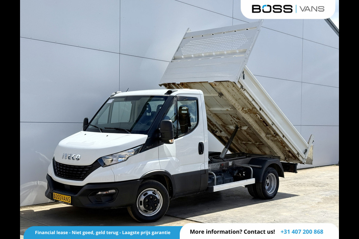 Iveco Daily 35C14 2.3 Kipper Dubbellucht 3,5t Trekhaak Airco Cruise Control Luchtgeveerde Stoel