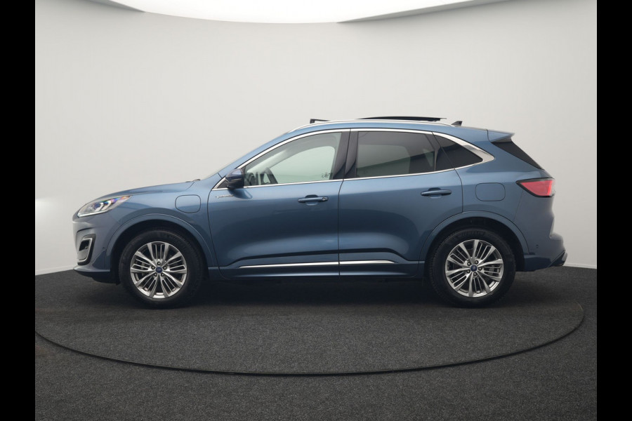 Ford Kuga 2.5 Vignale PHEV 225pk Dealer O.H. | Trekhaak Af Fabriek | Panodak | Adaptive Cruise | 360 Camera | Head Up | Bang & Olufsen | Lederen Sportstoelen Memory & Verwarmd | Stuur Verwarmd | Keyless | Blis | DAB |