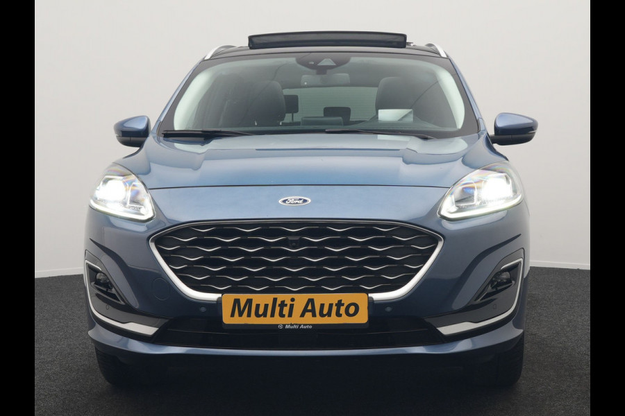 Ford Kuga 2.5 Vignale PHEV 225pk Dealer O.H. | Trekhaak Af Fabriek | Panodak | Adaptive Cruise | 360 Camera | Head Up | Bang & Olufsen | Lederen Sportstoelen Memory & Verwarmd | Stuur Verwarmd | Keyless | Blis | DAB |