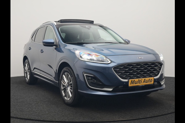 Ford Kuga 2.5 Vignale PHEV 225pk Dealer O.H. | Trekhaak Af Fabriek | Panodak | Adaptive Cruise | 360 Camera | Head Up | Bang & Olufsen | Lederen Sportstoelen Memory & Verwarmd | Stuur Verwarmd | Keyless | Blis | DAB |