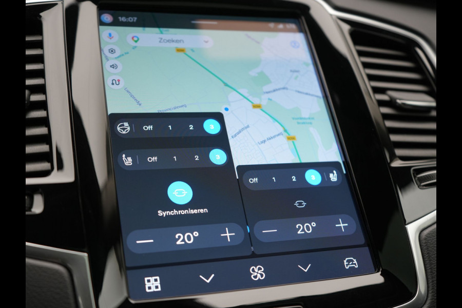 Volvo XC90 T8 Recharge AWD R-Design 7 Persoons PHEV 455pk Long Range | Panodak | Adaptive Cruise | Camera | Harman / Kardon | Lederen Sportstoelen Memory & Verwarmd | Google Assistent | Stuur Verwarmd | Keyless | Blis | Plug In Hybrid |