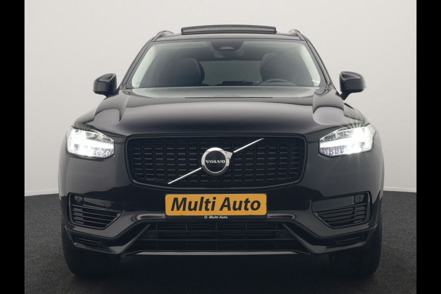 Volvo XC90 T8 Recharge AWD R-Design 7 Persoons PHEV 455pk Long Range | Panodak | Adaptive Cruise | Camera | Harman / Kardon | Lederen Sportstoelen Memory & Verwarmd | Google Assistent | Stuur Verwarmd | Keyless | Blis | Plug In Hybrid |