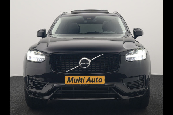 Volvo XC90 T8 Recharge AWD R-Design 7 Persoons PHEV 455pk Long Range | Panodak | Adaptive Cruise | Camera | Harman / Kardon | Lederen Sportstoelen Memory & Verwarmd | Google Assistent | Stuur Verwarmd | Keyless | Blis | Plug In Hybrid |