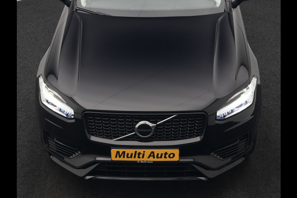 Volvo XC90 T8 Recharge AWD R-Design 7 Persoons PHEV 455pk Long Range | Panodak | Adaptive Cruise | Camera | Harman / Kardon | Lederen Sportstoelen Memory & Verwarmd | Google Assistent | Stuur Verwarmd | Keyless | Blis | Plug In Hybrid |