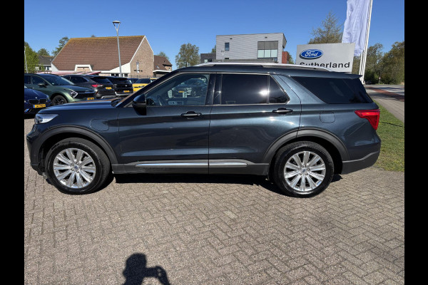 Ford Explorer 3.0 V6 EcoBoost PHEV Platinum 457pk | 7 persoons | Trekhaak | Panoramadak | BTW verrekenbaar | Adaptieve Cruise | Lederen bekleding | Stoelverwarming