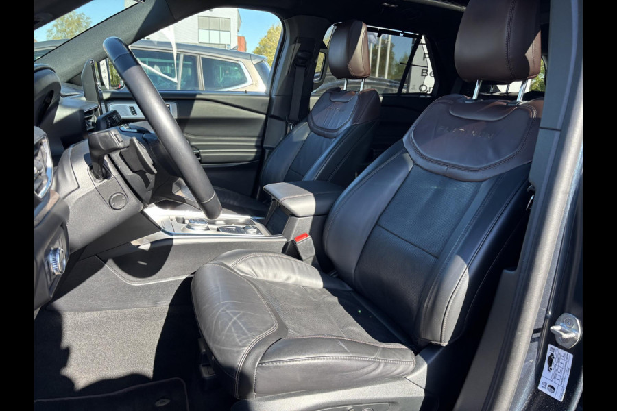 Ford Explorer 3.0 V6 EcoBoost PHEV Platinum 457pk | 7 persoons | Trekhaak | Panoramadak | BTW verrekenbaar | Adaptieve Cruise | Lederen bekleding | Stoelverwarming