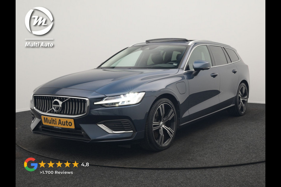 Volvo V60 T6 Recharge AWD Inscription PHEV 340pk Dealer O.H. | Panodak | Head Up | 360 Camera | Adaptive Cruise | Harman / Kardon | Lederen Sportstoelen Ventilatie & Memory | Keyless | Stoelen & Stuur Verwarmd | Apple Carplay | Navigatie | DAB | Plug In Hybrid |