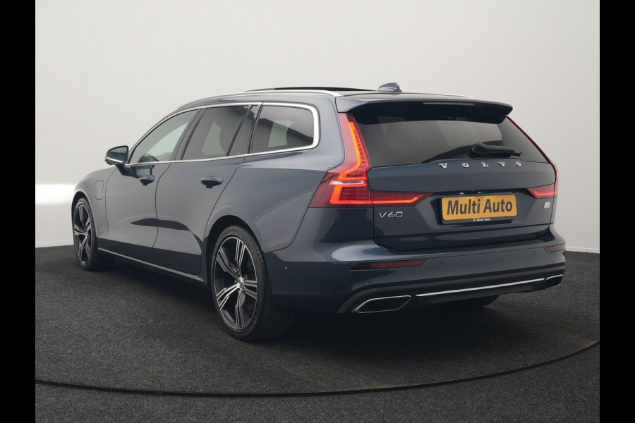Volvo V60 T6 Recharge AWD Inscription PHEV 340pk Dealer O.H. | Panodak | Head Up | 360 Camera | Adaptive Cruise | Harman / Kardon | Lederen Sportstoelen Ventilatie & Memory | Keyless | Stoelen & Stuur Verwarmd | Apple Carplay | Navigatie | DAB | Plug In Hybrid |