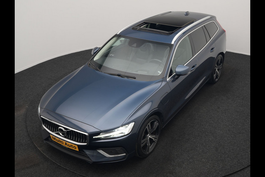 Volvo V60 T6 Recharge AWD Inscription PHEV 340pk Dealer O.H. | Panodak | Head Up | 360 Camera | Adaptive Cruise | Harman / Kardon | Lederen Sportstoelen Ventilatie & Memory | Keyless | Stoelen & Stuur Verwarmd | Apple Carplay | Navigatie | DAB | Plug In Hybrid |