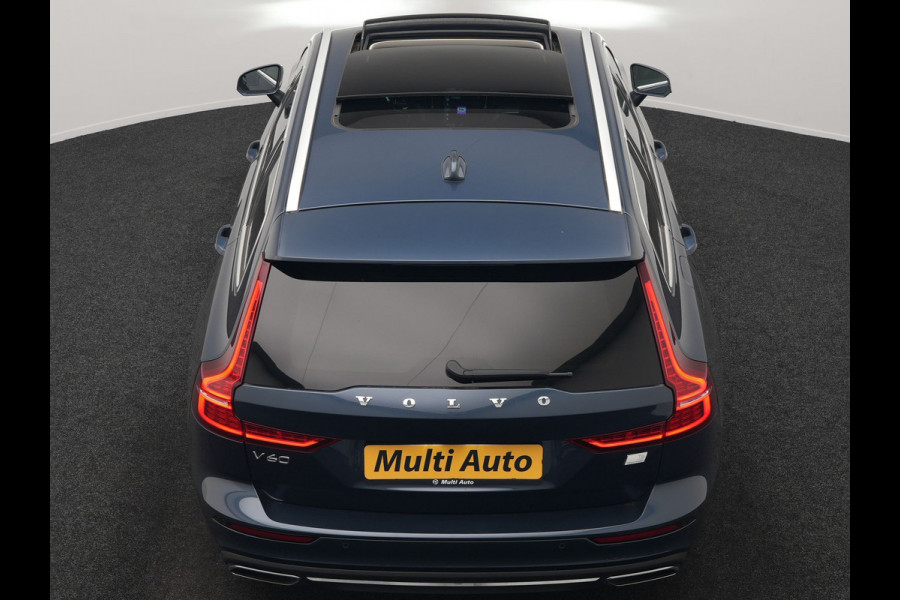 Volvo V60 T6 Recharge AWD Inscription PHEV 340pk Dealer O.H. | Panodak | Head Up | 360 Camera | Adaptive Cruise | Harman / Kardon | Lederen Sportstoelen Ventilatie & Memory | Keyless | Stoelen & Stuur Verwarmd | Apple Carplay | Navigatie | DAB | Plug In Hybrid |
