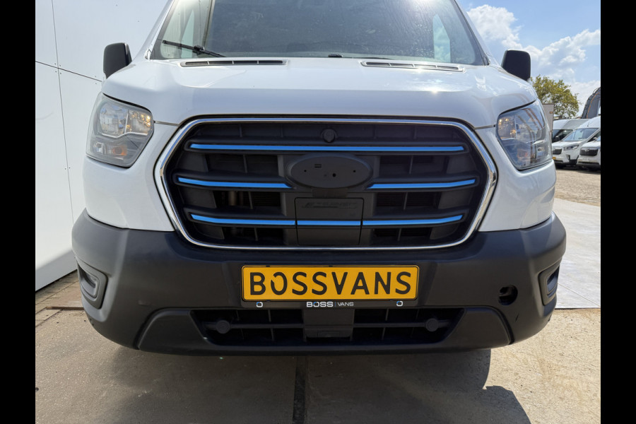 Ford E-Transit 68kWh 184PK L2H2 317km WLTP 95,7% (SOH) BEV Snelladen Cruise Control Climate Control Carplay Laadkabel Parkeersensoren