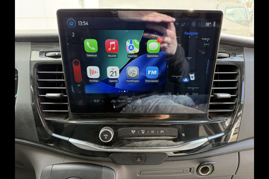 Ford E-Transit 68kWh 184PK L2H2 317km WLTP 95,7% (SOH) BEV Snelladen Cruise Control Climate Control Carplay Laadkabel Parkeersensoren