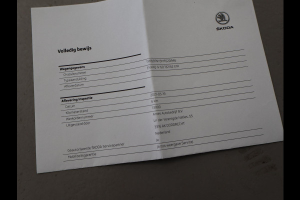 Škoda ENYAQ iV 60 + LEDER | PANORAMA | ELEK. TREKHAAK | | HEAD-UP | CARPLAY | SFEERVERLICHTING