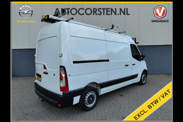 Opel Movano 2.3CDTI 146PK Bi-Turbo L2H2 3-Persoons Airco Cruise Trekhaak Pdc Schuifdeur ESP Bluetooth Betonplex Vloer Wandbetimmering EURO6 2.500KG Trekgewicht