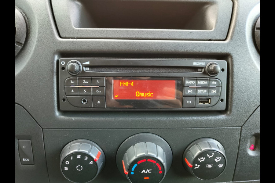 Opel Movano 2.3CDTI 146PK Bi-Turbo L2H2 3-Persoons Airco Cruise Trekhaak Pdc Schuifdeur ESP Bluetooth Betonplex Vloer Wandbetimmering EURO6 2.500KG Trekgewicht