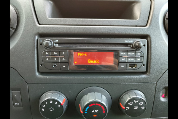 Opel Movano 2.3CDTI 146PK Bi-Turbo L2H2 3-Persoons Airco Cruise Trekhaak Pdc Schuifdeur ESP Bluetooth Betonplex Vloer Wandbetimmering EURO6 2.500KG Trekgewicht